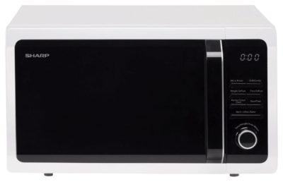 Sharp - R764WM 900W Microwave with Grill - White